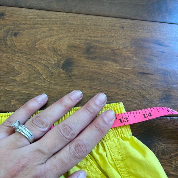 NWT Wild Fable Pull On Elastic Waist Wide Leg Cargo Pants Yellow Women's Size S - Picture 10 of 12